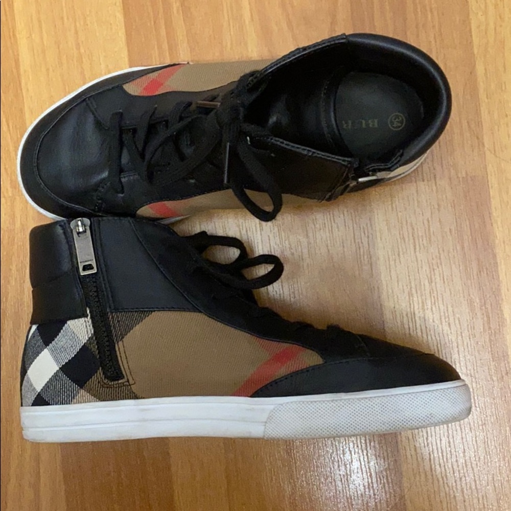 burberry high top shoes